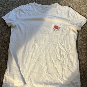 UGA Vineyard Vines white shirt sleeve tshirt